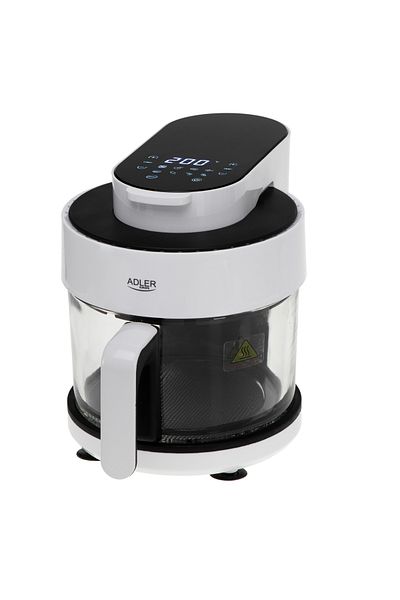 adler AD6316 friteuza cu aer cald, 3L, halogen, 8 programe, panou tactil, 1200W
