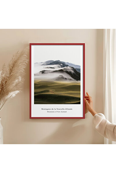 HOMEPACK Tekli Ahşap Çerçeveli Tablo Tek Parça Poster Tablo TK/1428