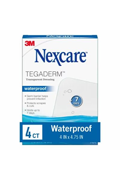 Nexcare ضمادة تيجاديرم ترانس 4 قطع 10×12 سم