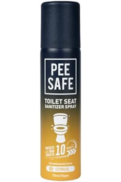Pee Safe PEESAFE Pee Safe Toilet Seat Sanitizer Spray 75 Ml - Citrus