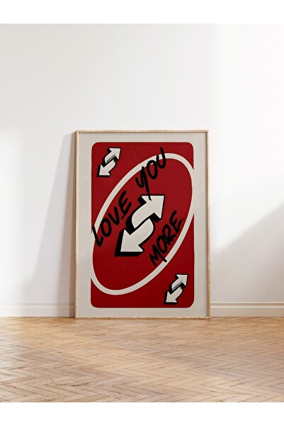 Postifull Ahşap Çerçeveli Tablo, Love You More, Comfort Serisi Mutfak Ahşap Tablo, NO:108936