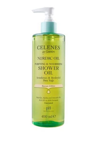 Celenes Perfume-Free Nordic Oil Shower Oil Nourishing for Sensitive Skin