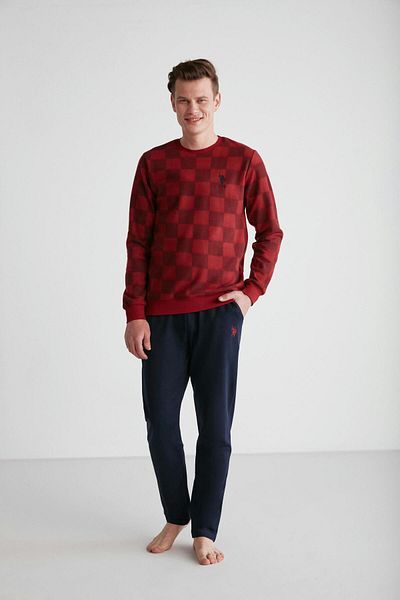 U.S. Polo Assn. Σετ ανδρικών πιτζάμες με στρογγυλή λαιμόκοψη U.S. Polo Assn 18713