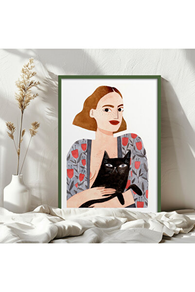 HOMEPACK Jedna drvena slika u ramu, jednodijelni poster, slika TK/1429