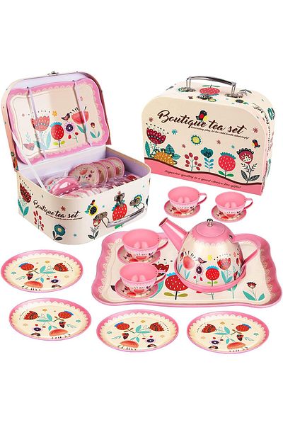 COOYA Kitchen Playsets, Princess Tea Party Play Toy,15PCS Kids Toys for Girls Gifts Age 3-6