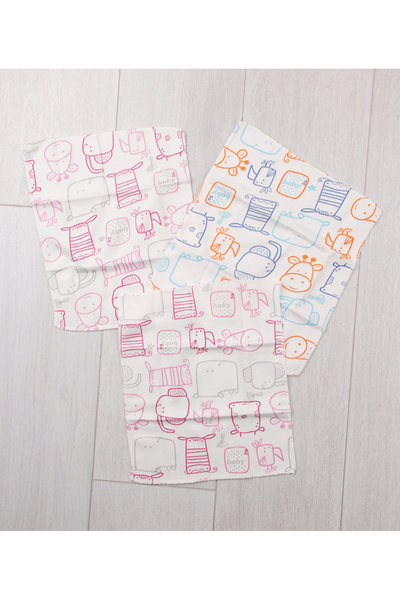 elizbaby Multi-Purpose Muslin Mouth Wipe 100% Cotton Organic