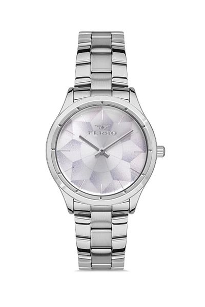 FERRO Silver Steel Cord Women's Wristwatch Fl21330a-a