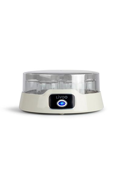 LİVOO Livoo DOP180G yogurt maker, 20 W, 14 glass jars × 170 ml