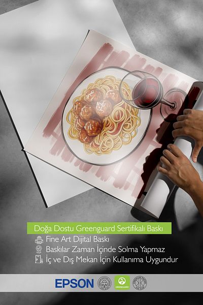 Postifull White Framed Painting, La Dolce Vita, Comfort Series Kitchen Wall Painting, No:109109