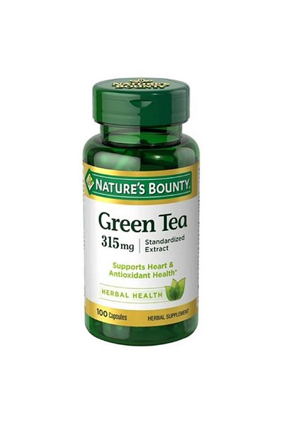 Nature's Bounty كبسولات الشاي الأخضر من نيتشرز باونتي ٣١٥ ملغ، ١٠٠ كبسولة