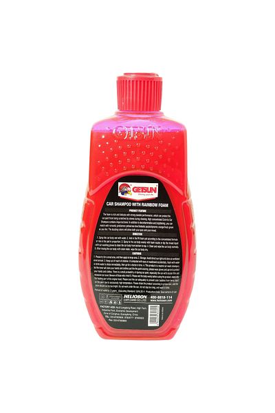 GETSUN Car Cleaning Shampoo The Ultimate Shine With Rainbow Foam Cleaning Shampoo 500ml