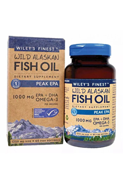 Wiley's Finest كبسولات جيلاتينية لينة من Wileys Peak EPA، 60 كبسولة