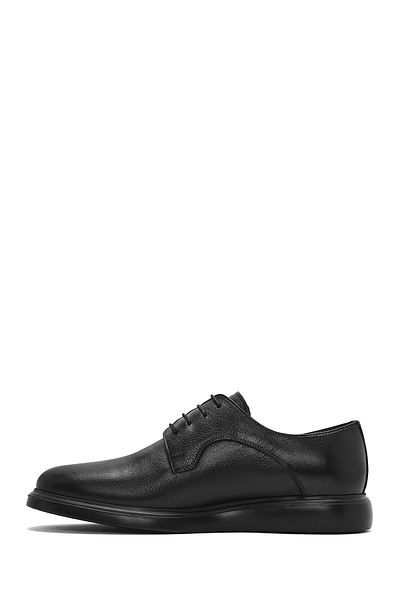 Derimod Men's Black Lace-Up Leather Casual Shoes 25Sfd 790018