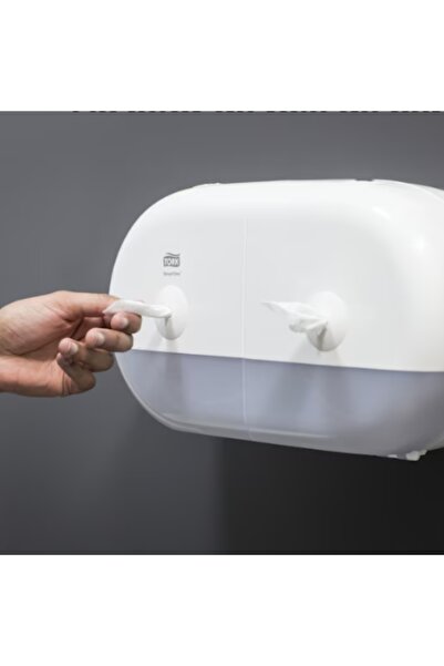 TORK Dispenser Tork pentru hartie igienica SmartOne Mini - dublu, alb, T9 - 6...
