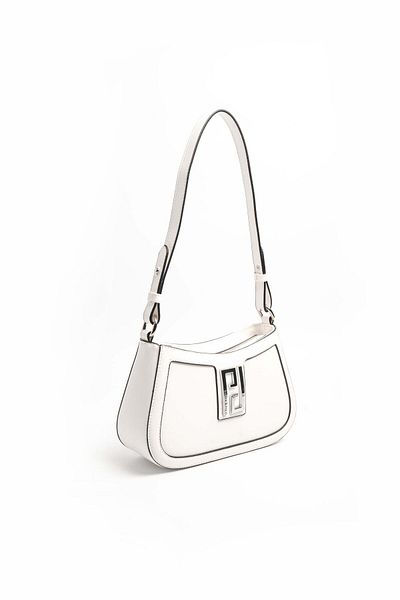 Silver Polo Silver & Polo White - Geantă de damă SP1132 albă