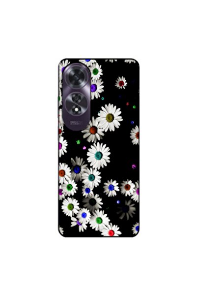 Zebana حافظة متوافقة مع هاتف اوبو A60 ديزي V1 من السيليكون (مطبوعة)