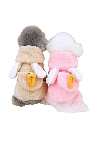 Glipet Beige XXL Carrot Fleece Dog Clothing