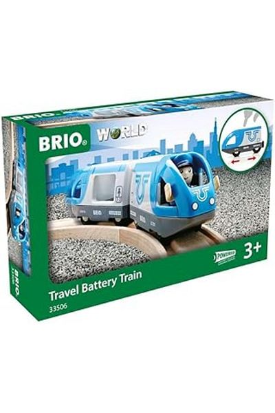 Mu Art Ahşap Brio - Travel Battery Train (33506)