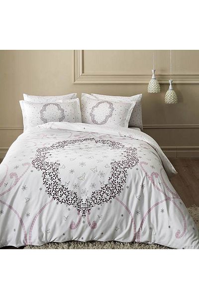 Taç Luxury satin double bed linen, phosphorescent, Taç, Molly