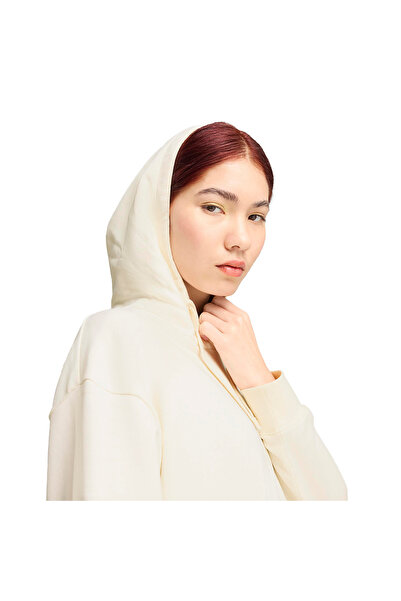 Puma Essentials Elevated Kadın Bej Günlük Stil Sweatshirt 69090199