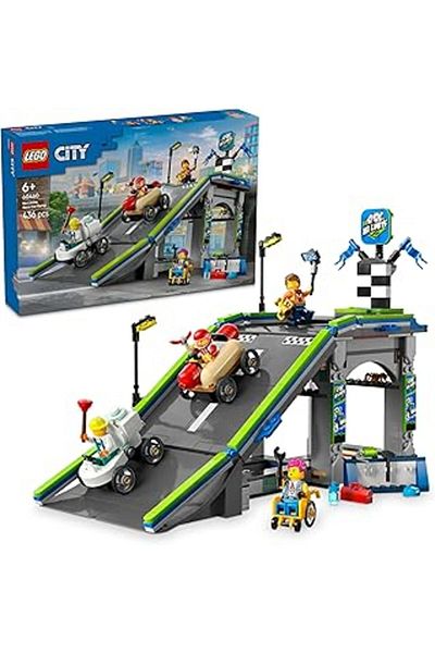Mu Art Ahşap Lego City Your Rules: Race Car Ramp Part 60460-6 Years Old and Above for Children Driver m