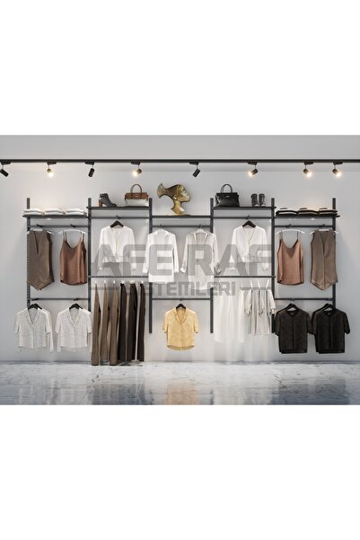 AFE DEKOR Mağaza Raf Sistemi, Askılık Sistemi, Butik Rafı, Mağaza Stand, Giyi...