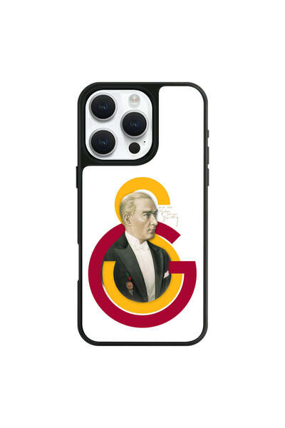Galatasaray iPhone 16 Pro Max Uyumlu Galatasaray ATA Arma Lisanslı Telefon Kı...