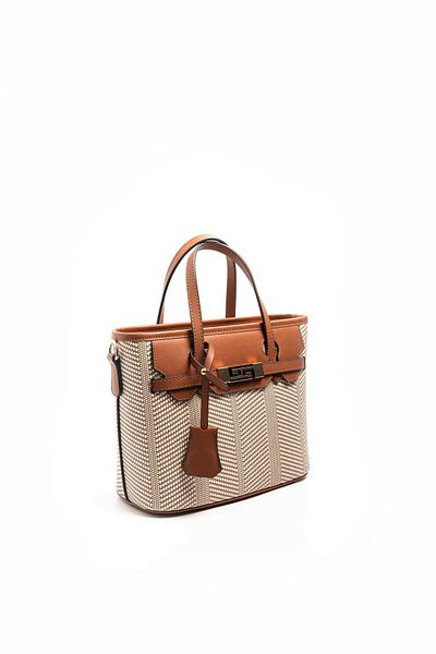 Silver Polo Silver & Polo Beige - Tan Sp1185 Women's Handbag