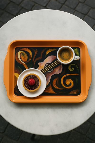 Arma House Guitar Passion – Art Themed Decorative Tray 25 cm