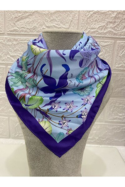 sema aksesuar Γυναικείο μαντήλι με σχέδιο λουλουδιών - Δώρο γενεθλίων