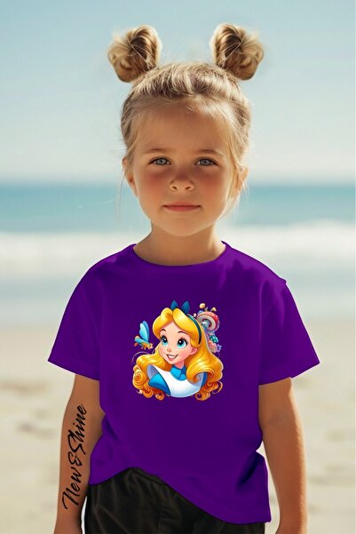 New Shine Dječja majica sa printom princeze Alis, veće veličine