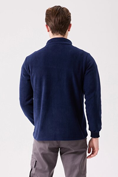 Kardelen İş Elbiseleri Galanthus Fleece Coat Men's Zip-Up Warm Comfortable and Durable Winter Fleece