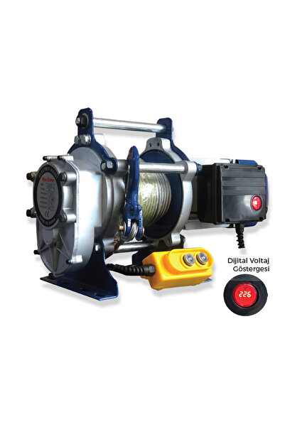 İBTAŞ Max Extra Elektrikli Pratik Vinç 500-1000 Kg 220 Volt 15-30 Metre (MX11107)