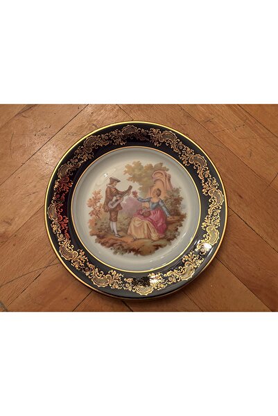 tayfuntufan antika koleksiyon Fransız Limoges porselen dekor duvar tabagi 18,...