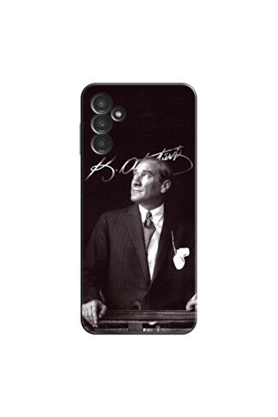 Zebana Samsung Galaxy A26 Uyumlu Kılıf Mustafa Kemal Atatürk Silikon Kılıf (B...