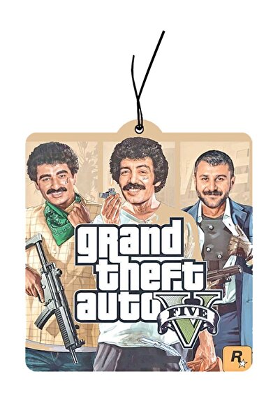 odaburada Gta 5 - 3 Baba Tasarımlı Dekoratif Oto Araç Kokusu Ve Aksesuarı