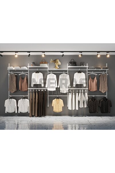 AFE DEKOR Mağaza Raf Sistemi, Askılık Sistemi, Butik Rafı, Mağaza Stand, Giyi...