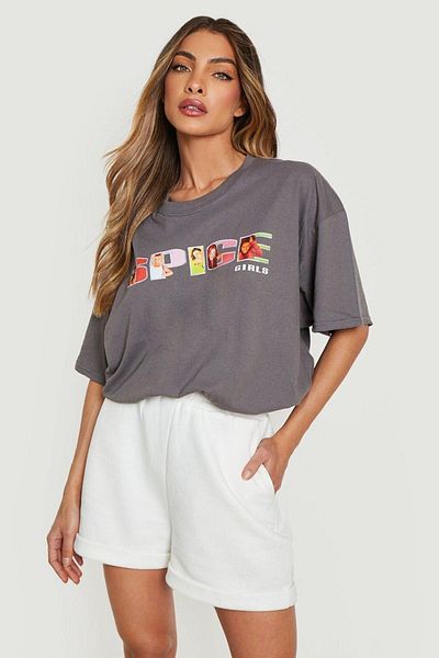 CLAYES Smoked Oversize Spice Girls T-shirt - Oversize Printed