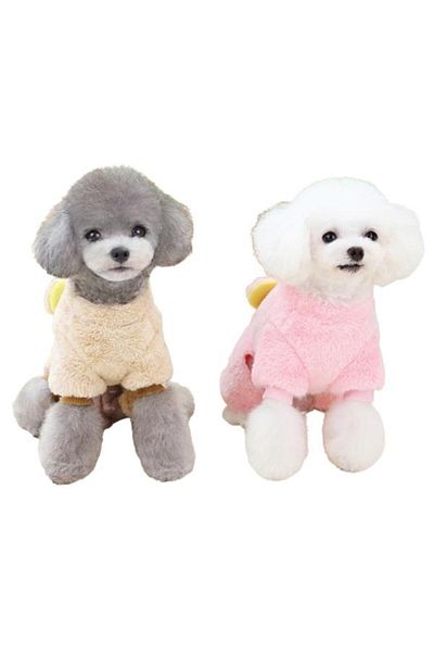 Glipet Red Size Fleece Dog Suit