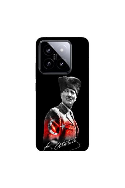 Zebana حافظة متوافقة مع هاتف Xiaomi Mi 14، حافظة من السيليكون بتصميم V2 من مص...