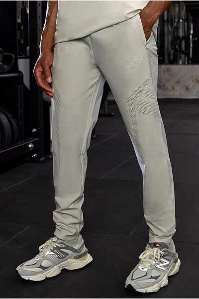 NTB Nature The Brand Παντελόνι Jogger με διάτρητο υφαντό Active Training Dept