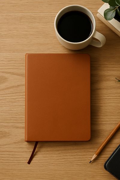 Fark Tanıtım Thermo Notebook with Leather Cover A5 128 Sheets 256 Pages