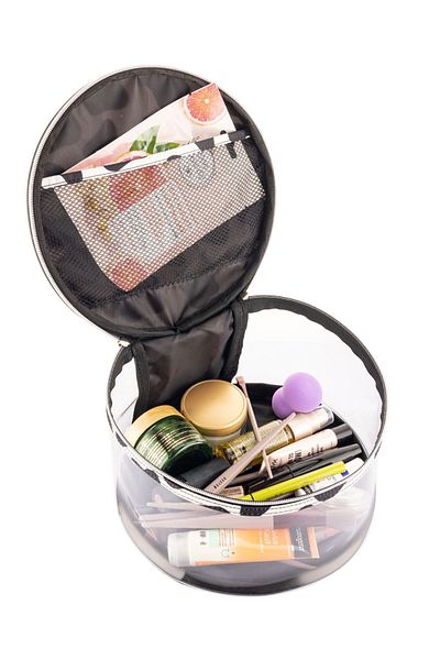NS reliable Průhledná taška na make-up - organizér make-up taštičky, multifunkční cestovní taška