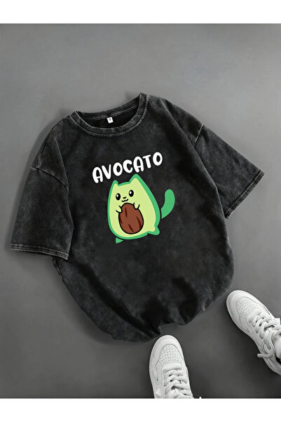 PENTHİLUS Tricou de vară pentru femei |   Amestec casual |   Avocado din dese...