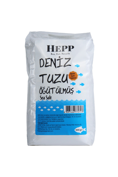 Ekoloji Market Hepp Deniz Tuzu - Öğütülmüş 1000 gr