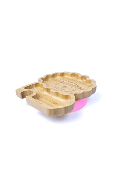 Jellyboon Bambu Aslan Vakumlu Tabak(PEMBE)