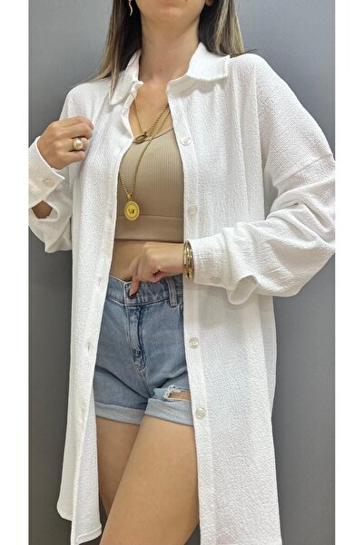 CLAYES Cămașă și pareo pentru femei supradimensionate - țesătură înfășurată, potrivire confortabilă