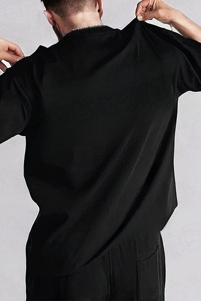 CLAYES Free Life Oversize Black Printed T-shirt - Crew Neck Short Sleeve Comfortable Fit T-Shirt