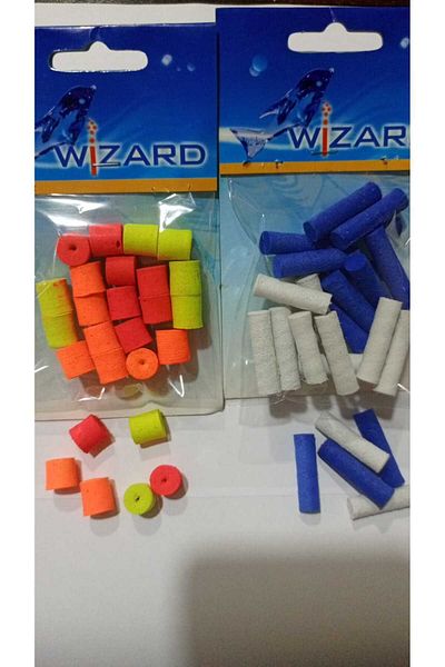 wizard Cylinder Hole Bait Suit Cork / Float 20 Pcs