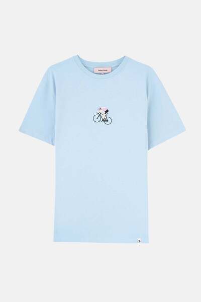 Socrates Ανοιχτό μπλε μπλουζάκι ποδηλασίας